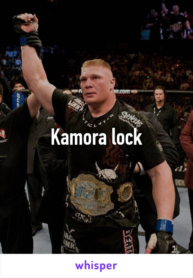 Kamora lock