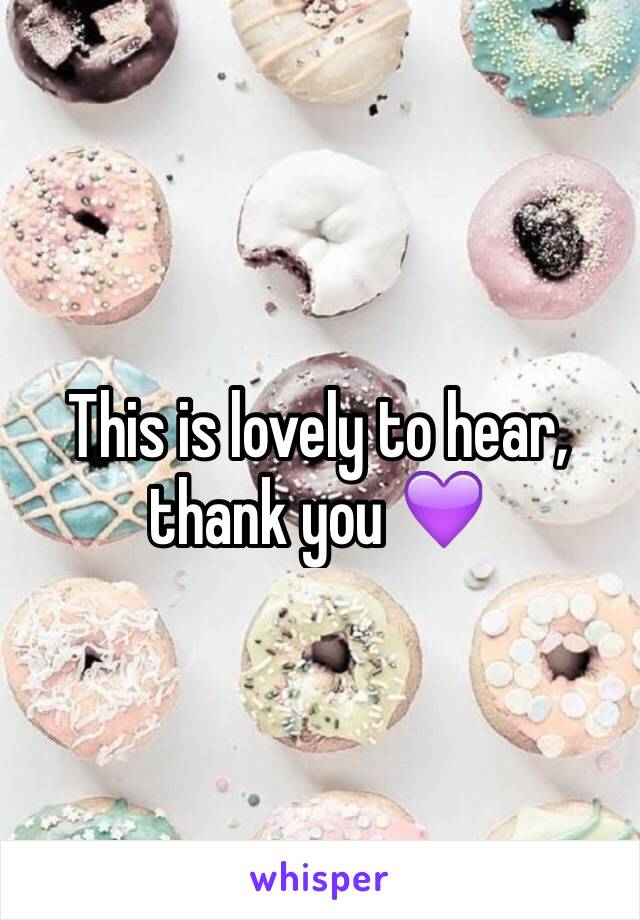 This is lovely to hear, thank you 💜