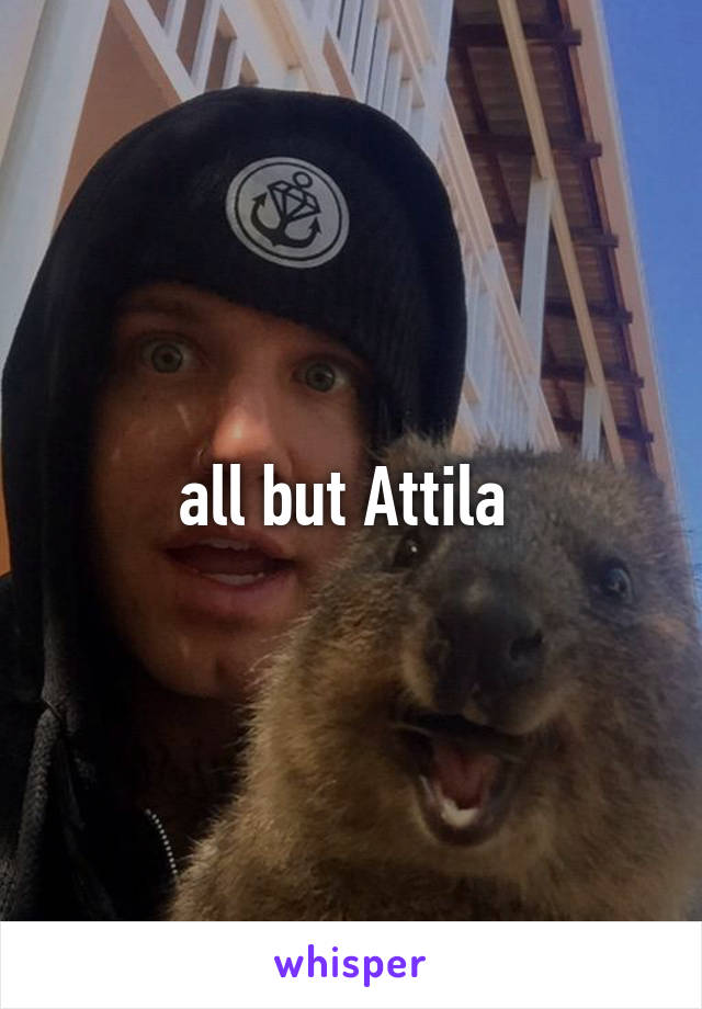 all but Attila 