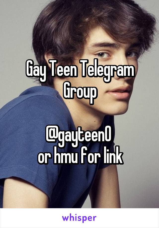 Gay Teen Telegram Group

@gayteen0 
or hmu for link
