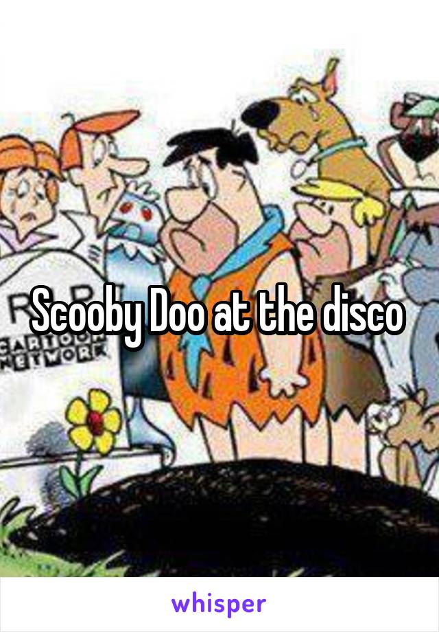 Scooby Doo at the disco 