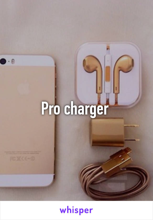 Pro charger 