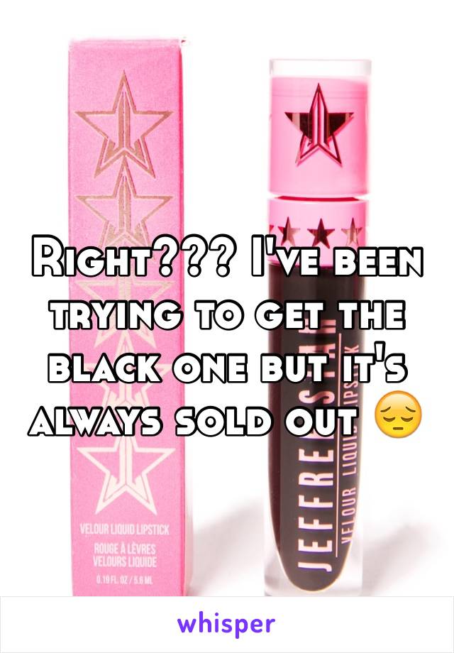 Right??? I've been trying to get the black one but it's always sold out 😔