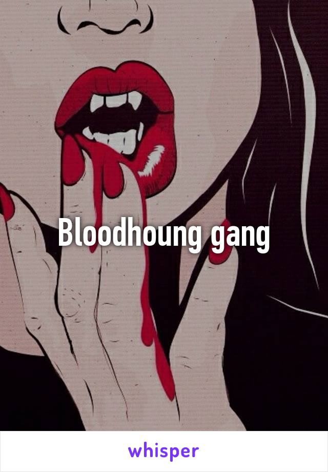 Bloodhoung gang