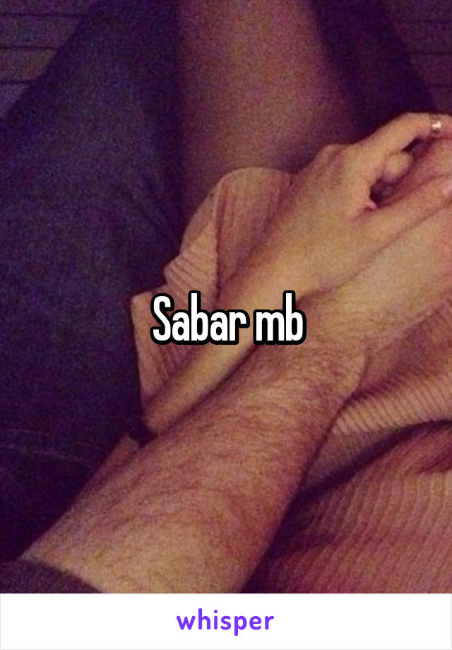 Sabar mb