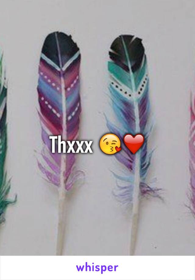 Thxxx 😘❤️