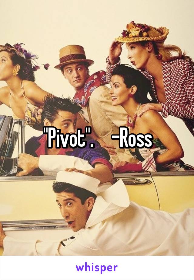 "Pivot".     -Ross