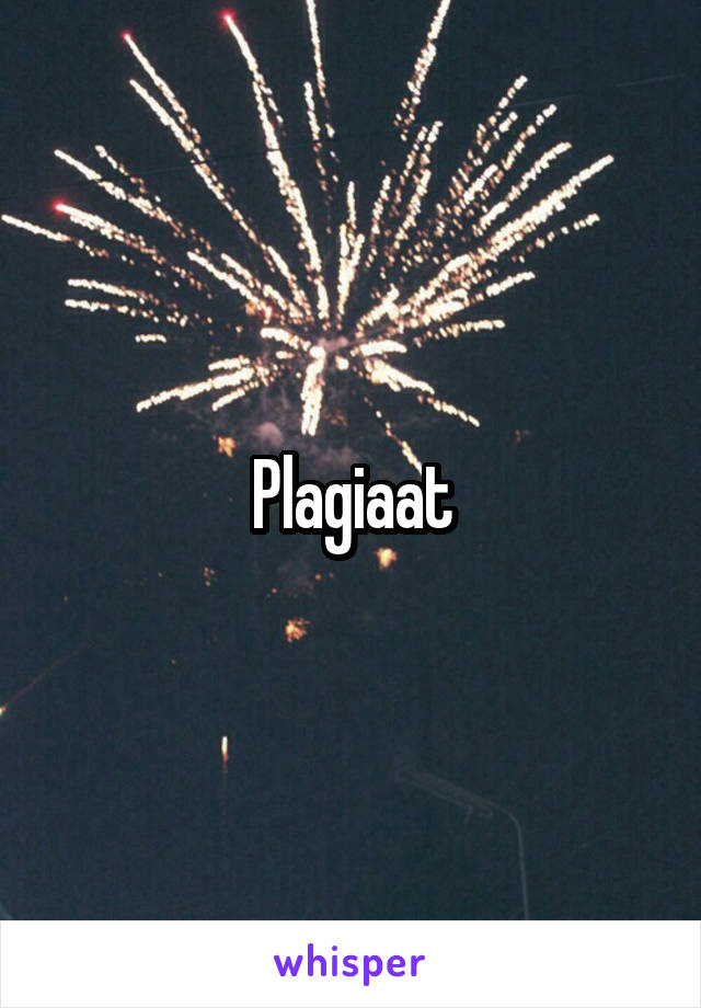 Plagiaat