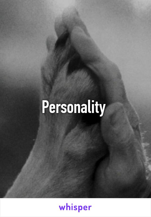 Personality 