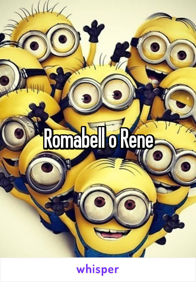 Romabell o Rene