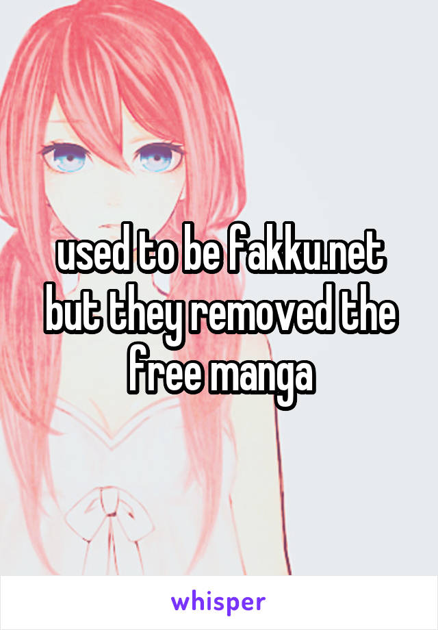 used to be fakku.net but they removed the free manga