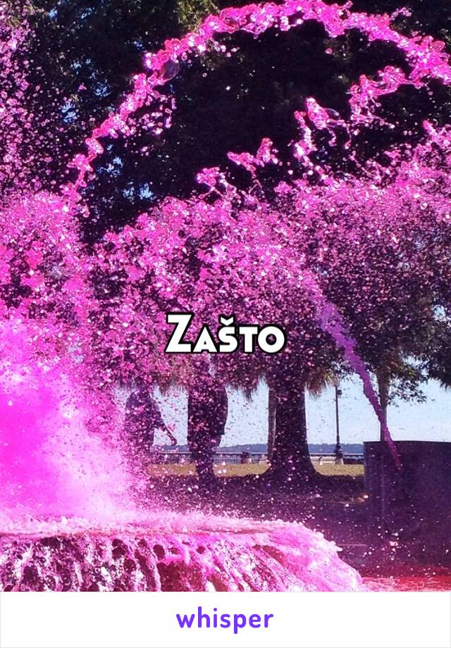 Zašto