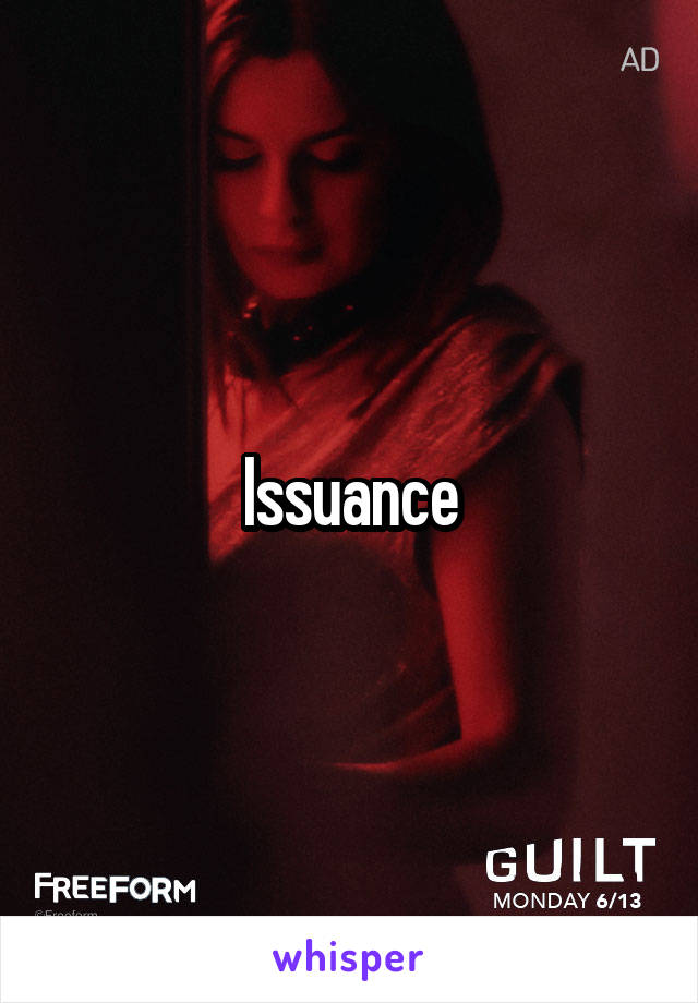 Issuance