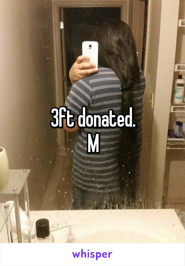 3ft donated.
M