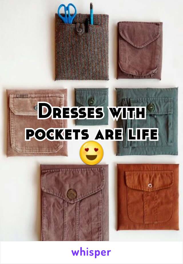 Dresses with pockets are life 😍
