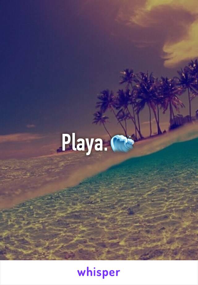 Playa.🌊