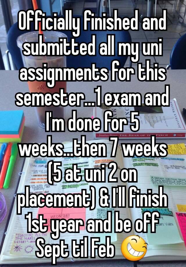 uni assignments reddit