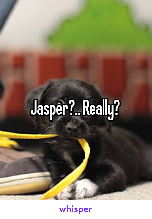 Jasper?.. Really? 