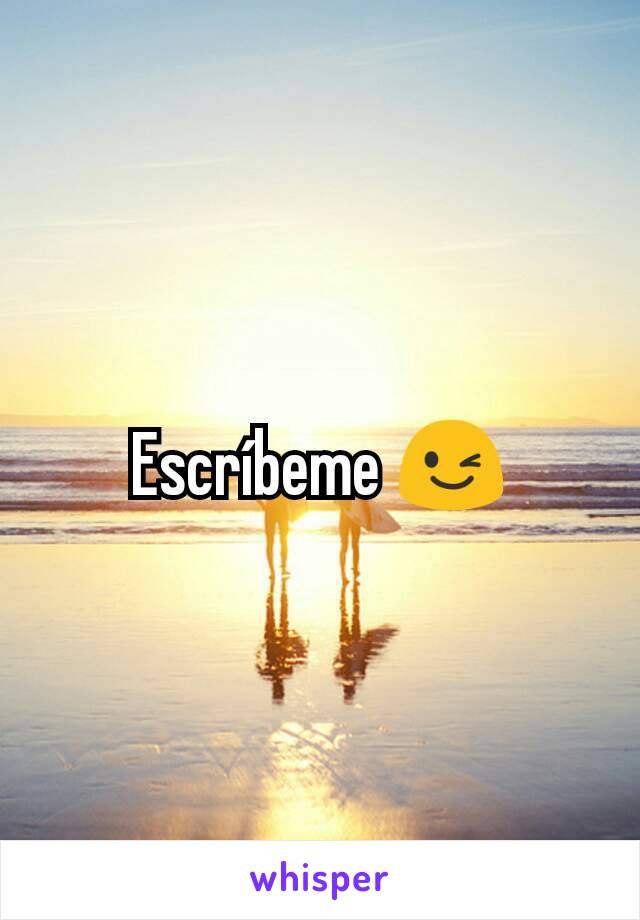 Escríbeme 😉