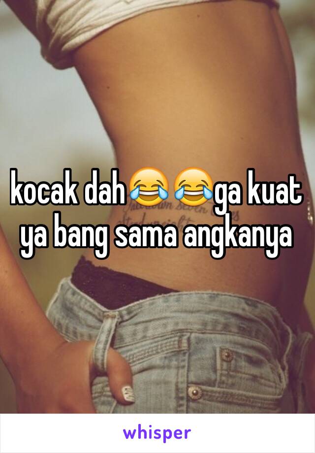 kocak dah😂😂ga kuat ya bang sama angkanya