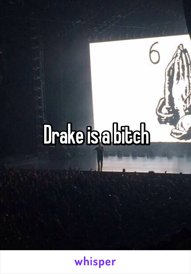 Drake is a bitch