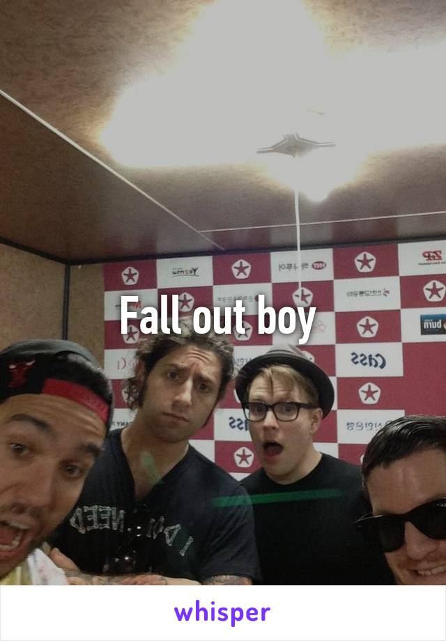 Fall out boy 