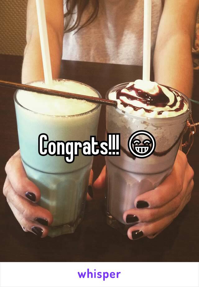 Congrats!!! 😁