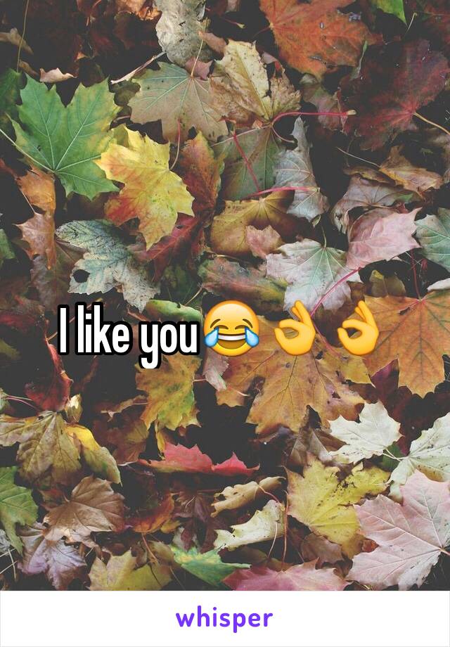 I like you😂👌👌