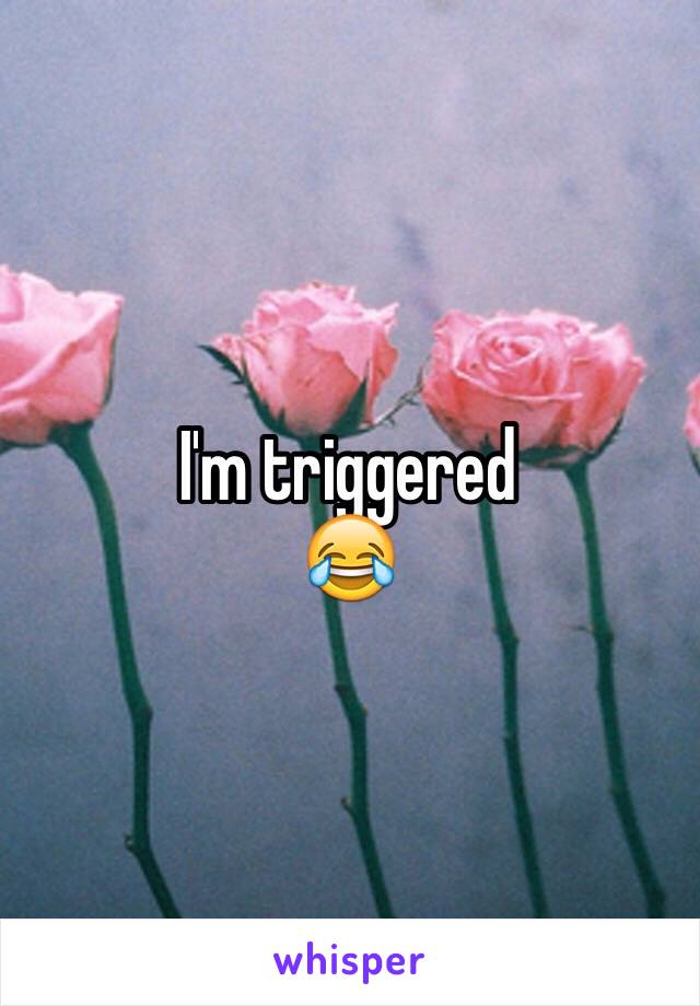 I'm triggered
😂