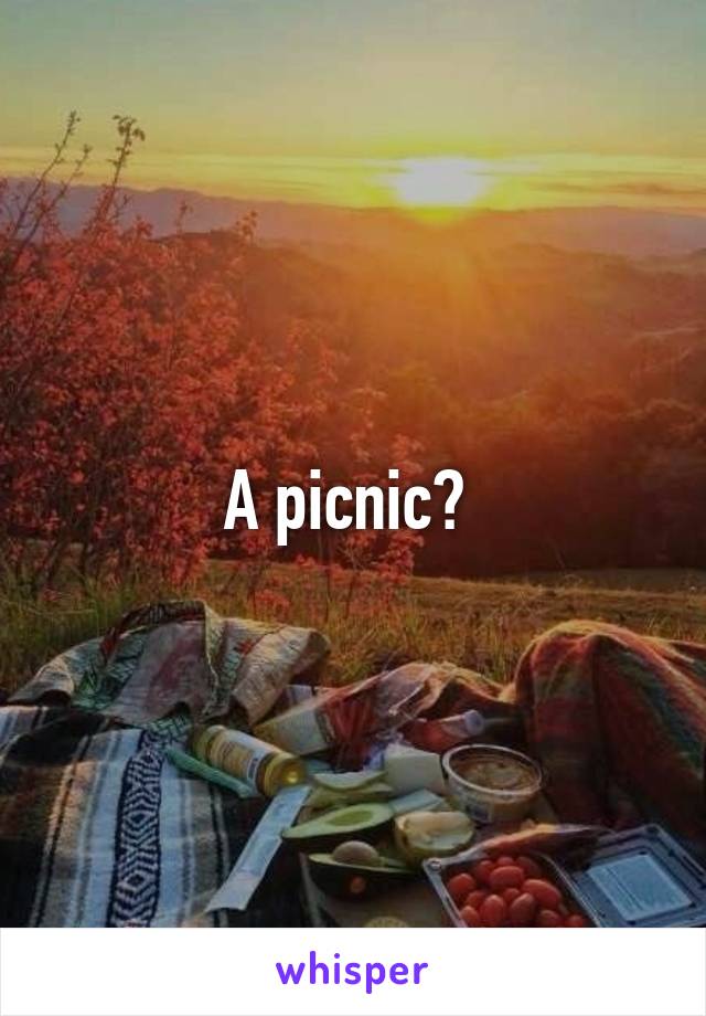 A picnic? 