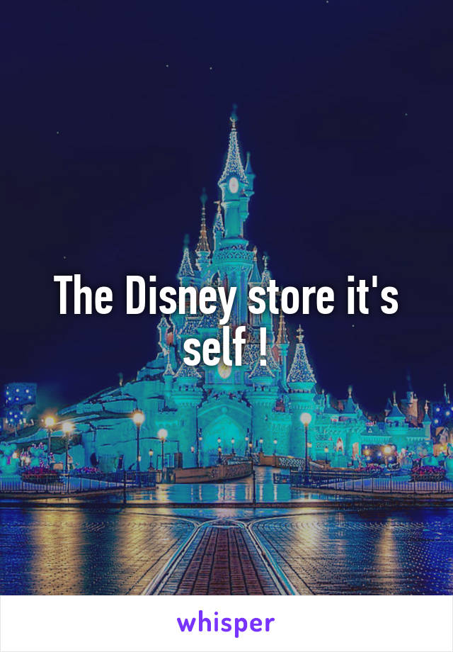 The Disney store it's self !