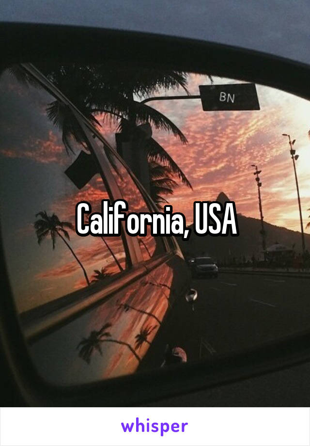 California, USA