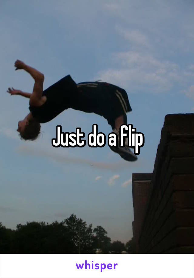 Just do a flip