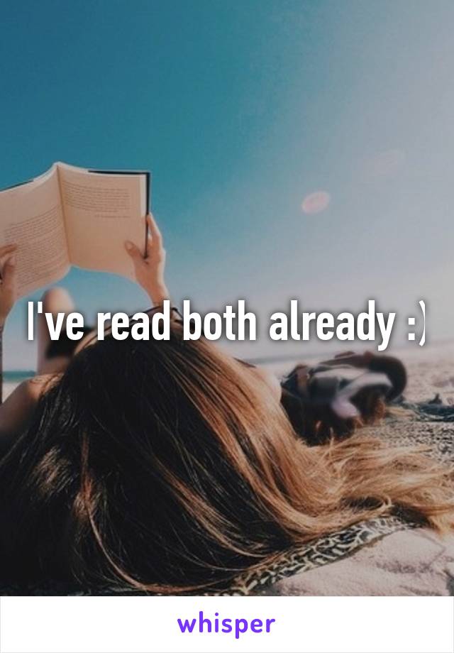 I've read both already :)