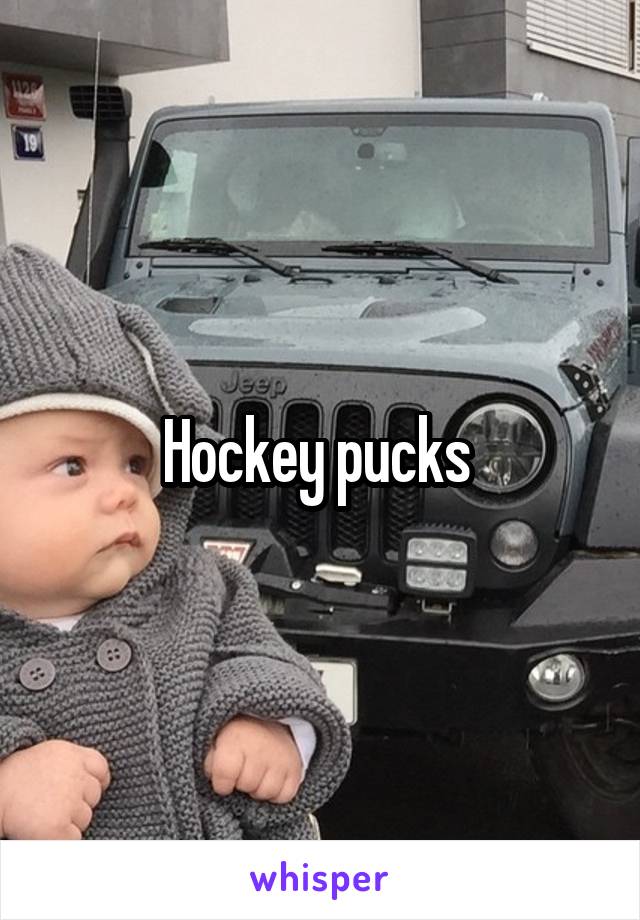 Hockey pucks 