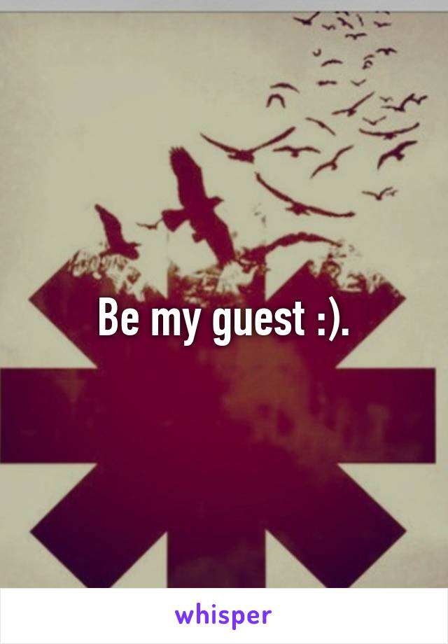 Be my guest :).