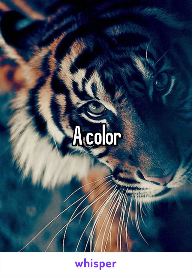 A color