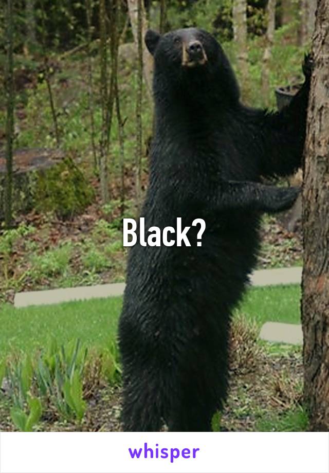 Black?