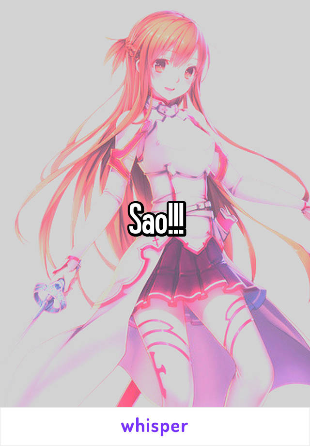 Sao!!!