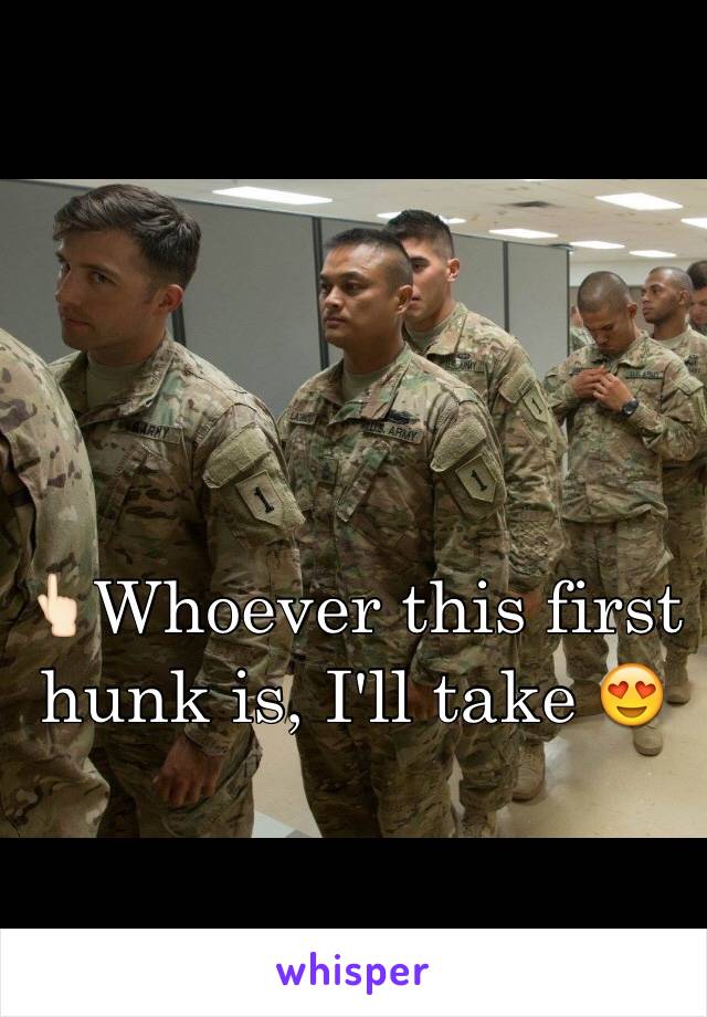 👆🏻Whoever this first hunk is, I'll take 😍