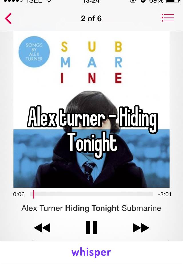 Alex turner - Hiding Tonight