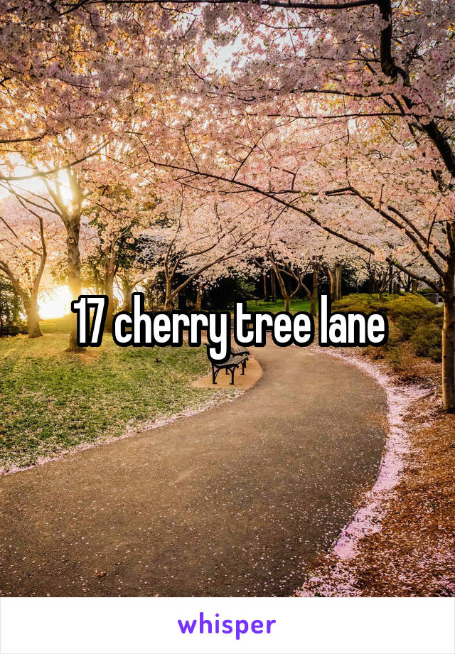 17 cherry tree lane