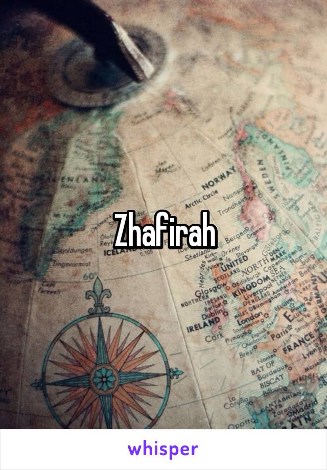 Zhafirah