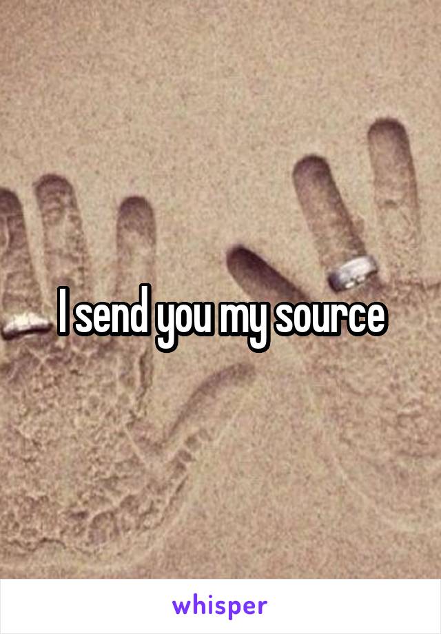 I send you my source