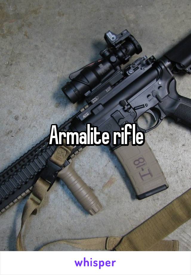 Armalite rifle