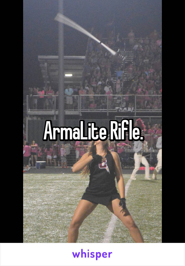ArmaLite Rifle.