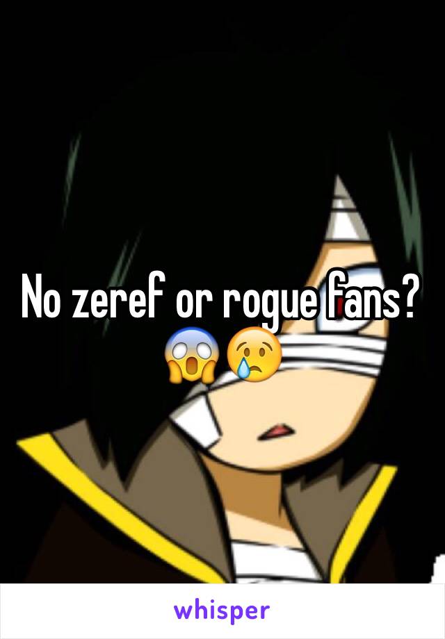 No zeref or rogue fans? 😱😢