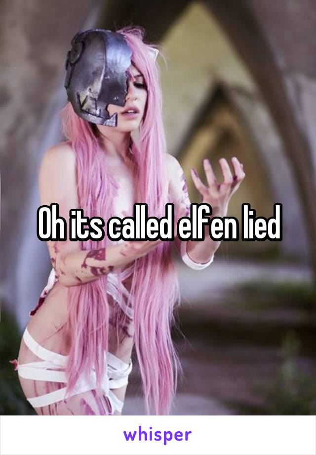 Oh its called elfen lied