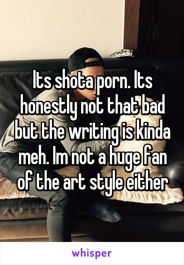 Its shota porn. Its honestly not that bad but the writing is kinda meh. Im not a huge fan of the art style either