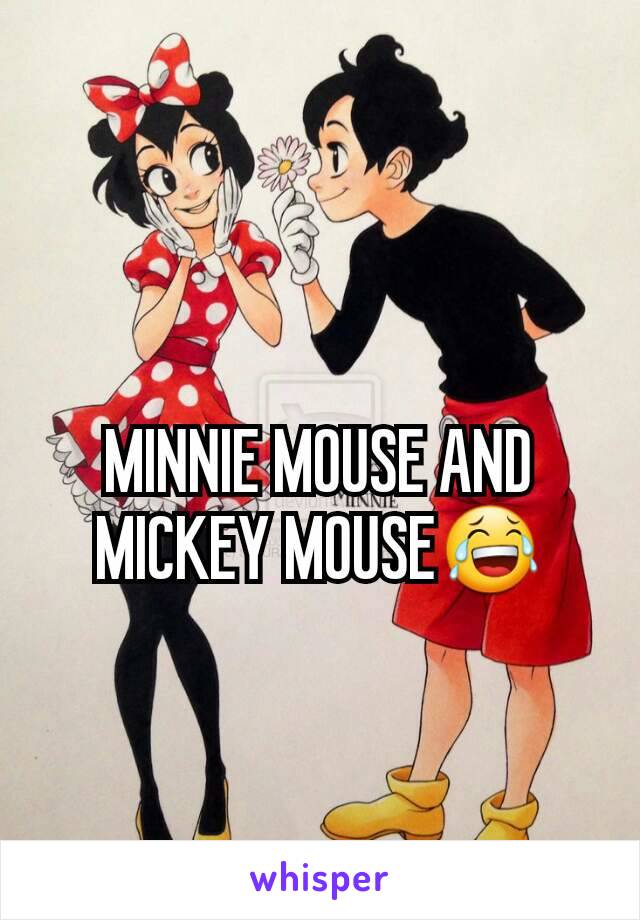 MINNIE MOUSE AND MICKEY MOUSE😂